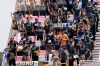 LA Galaxy fans cheer before an MLS soccer match against Inter Miami, Sunday, April 18, 2021, in Fort Lauderdale, Fla. It looks like Toronto FC is losing another member of its coaching staff to the Los Angeles Galaxy. THE CANADIAN PRESS/AP, Lynne Sladky