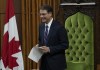 Anthony Rota smiles as he stands in Speakers chair after being elected as the Speaker of the House of Commons Monday, November 22, 2021 in Ottawa. THE CANADIAN PRESS/Adrian Wyld