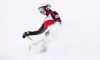 Marielle Thompson of Canada stops after the finish line after winning gold during the FIS Ski Cross World Cup 2017 in The Blue Mountains, Ont., Sunday, March 5, 2017. THE CANADIAN PRESS/Mark Blinch