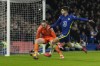 Chelsea's Christian Pulisic makes an attempt to score during the English Premier League soccer match between Chelsea and Everton, at the Stamford Bridge stadium in London, Thursday, Dec.16, 2021. (AP Photo/Alastair Grant)