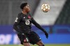 Lille's Jonathan David controls the ball during the Champions League group G soccer match between VfL Wolfsburg and Lille OSC in Wolfsburg, Germany, Wednesday, Dec. 8, 2021. Canadian striker Jonathan David scored the winning goal Wednesday as defending champion Lille rallied twice at Bordeaux to win 3-2. THE CANADIAN PRESS/AP, Martin Meissner