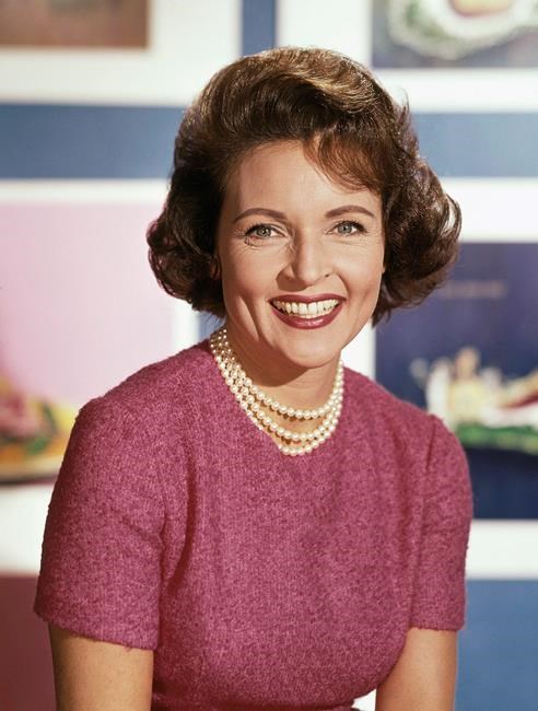 FILE - Actress Betty White in 1965. Betty White, whose saucy, up-for-anything charm made her a television mainstay for more than 60 years, has died. She was 99.  (AP Photo, File)