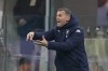 Genoa's head coach Andriy Shevchenko gives instructions to his players during an Italian Cup soccer match between AC Milan and Genoa at the San Siro stadium, in Milan, Italy, Thursday, Jan. 13, 2022. (AP Photo/Antonio Calanni)