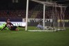 Lazio's Ciro Immobile, right, scores during the Serie A soccer match between Salernitana and Lazio at the Arechi stadium in Salerno, Italy, Saturday Jan. 15, 2022. (Alessandro Garofalo/LaPresse via AP)