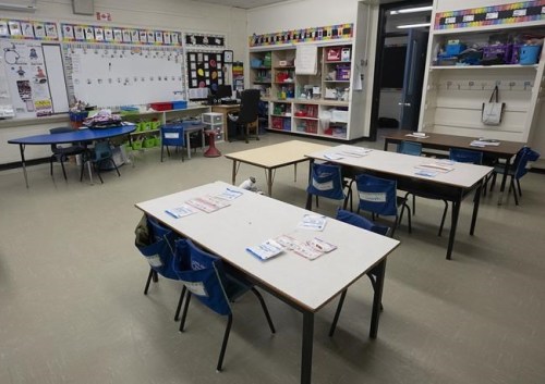 Classrooms have been prepared for the return of students next week at John MacNeil Elementary School in Dartmouth, N.S. on Thursday, Jan. 13, 2022.&nbsp;Millions more Canadian students will head back to school today as officials across four provinces work to keep classrooms safe from COVID-19 and the threat of Omicron-driven staff shortages.&nbsp;THE CANADIAN PRESS/Andrew Vaughan