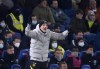 Chelsea's head coach Thomas Tuchel reacts during the English Premier League soccer match between Brighton and Chelsea at the Falmer stadium in Brighton, England, Tuesday, Jan. 18, 2022. (AP Photo/Matt Dunham)