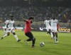 Egypt's Mohamed Salah, center, controls the ball as he attacks during the African Cup of Nations 2022 group D soccer match between Egypt and Sudan at the Ahmadou Ahidjo stadium in Yaounde, Cameroon, Wednesday, Jan. 19, 2022. (AP Photo/Themba Hadebe)