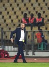 Ghana's head coach Milovan Rajevac reacts during the African Cup of Nations 2022 group C soccer match between Gabon and Ghana at the Ahmadou Ahidjo stadium in Yaounde, Cameroon, Friday, Jan. 14, 2022. (AP Photo/Themba Hadebe)