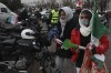 Iranian women enter the Azadi stadium to watch a soccer match of their national team with Iraq during 2022 World Cup qualifiers, in Tehran, Iran, Thursday, Jan. 27, 2022. Iranian authorities allowed women to watch a football match at the stadium as hardliners have long opposed the decision of the government. Iran became the first team from Asia to qualify for this year's World Cup in Qatar with a 1-0 win over Iraq. (AP Photo/Vahid Salemi)