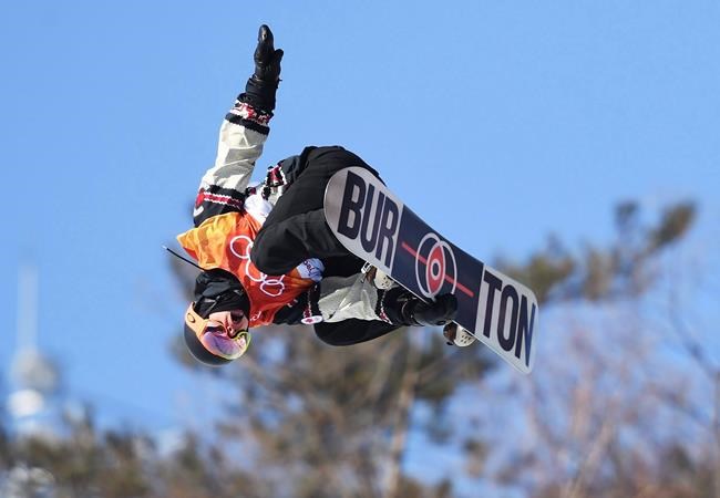 Mark McMorris of Canada competes in the men's snowboard slopestyle final at the Phoenix Snow Park at the 2018 Winter Olympic Games in Pyeongchang, South Korea, Sunday, Feb. 11, 2018. THE CANADIAN PRESS/Jonathan Hayward