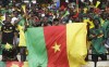 Cameroon soccer supporters ahead of their African Cup of Nations 2022 quarterfinal match between Gambia and Cameroon at Japoma Stadium, Douala, Cameroon, Saturday, Jan. 29, 2022. (AP Photo/Sunday Alamba)