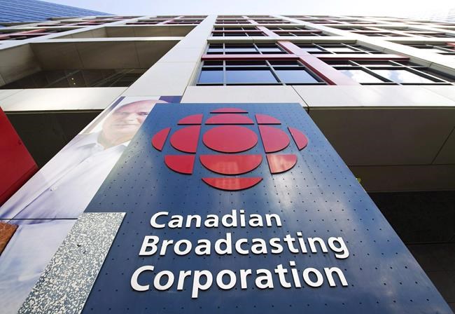 A photograph of the CBC building in Toronto on April 4, 2012. The CBC will turn to a familiar playbook for its upcoming coverage of the Beijing Olympics. Almost all of the network's announcers and analysts worked from Canada during last summer's Tokyo Games due to the COVID-19 pandemic. The broadcaster will again have its crews call the action remotely during the Feb. 4-20 Winter Games. THE CANADIAN PRESS/Nathan Denette