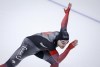 Canada's Laurent Dubreuil skates during the men's 500-metre competition at the ISU World Cup speed skating event in Calgary, Alta., Sunday, Dec. 12, 2021.THE CANADIAN PRESS/Jeff McIntosh