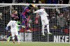 United States' Weston McKennie (8) heads in a goal past Honduras' Rommel Quioto (12) and Juan Delgado (6) with United States' Walker Zimmerman (3) and Honduras goalkeeper Luis Lopez (22) looking on during the first half of a FIFA World Cup qualifying soccer match Wednesday, Feb. 2, 2022, in St. Paul, Minn. (AP Photo/Andy Clayton-King)