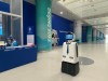 A temperature-checking robot is shown at the Ice Cube curling venue at the 2022 Winter Olympics in Beijing on Thursday, February 2, 2022. THE CANADIAN PRESS/Gregory Strong