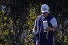 Phil Mickelson prepares to hit from the third tee during the first round of the American Express golf tournament at La Quinta Country Club Thursday, Jan. 20, 2022, in La Quinta, Calif. (AP Photo/Marcio Jose Sanchez)
