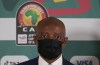CAF president Patrice Motsepe speaks during a press conference at the Ahmadou Ahidjo stadium in Yaounde, Cameroon, Tuesday, Jan. 25, 2022. (AP Photo/Themba Hadebe)