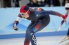 Ellia Smeding of Britain competes in the women's speedskating 1,500-meter race at the 2022 Winter Olympics, Monday, Feb. 7, 2022, in Beijing. (AP Photo/Ashley Landis)