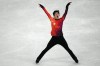 Nathan Chen, of the United States, competes in the men's free skate program during the figure skating event at the 2022 Winter Olympics, Thursday, Feb. 10, 2022, in Beijing. (AP Photo/Bernat Armangue)