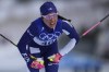 Finland's Kerttu Niskanen crosses the finish line during the women's 10km classic cross-country skiing competition at the 2022 Winter Olympics, Thursday, Feb. 10, 2022, in Zhangjiakou, China. (AP Photo/Alessandra Tarantino)