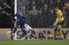 Wolverhampton Wanderers' goalkeeper Jose Sa dives but fails to save the goal from Arsenal's Gabriel during the English Premier League soccer match between Wolverhampton Wanderers and Arsenal at Molineux stadium in Wolverhampton, England, Thursday, Feb. 10, 2022. (AP Photo/Rui Vieira)