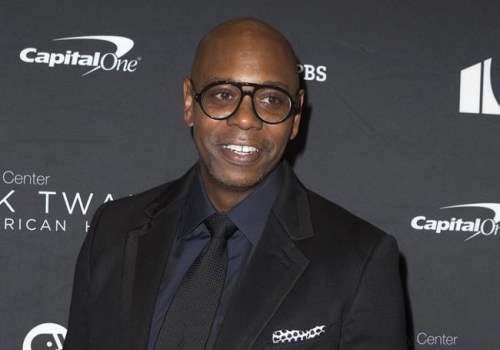 FILE - Dave Chappelle arrives at Kennedy Center for the Performing Arts for the 22nd Annual Mark Twain Prize for American Humor in Washington on Oct. 27, 2019. Chappelle says his threat to pull the plug on his plans to open a comedy club near his hometown in Ohio wasn’t because he opposed a proposal for affordable housing. He became the target of criticism this week after speaking against the development in Yellow Springs. He said in a statement through his spokesperson that the plan wasn’t the right fit for the village. (Photo by Owen Sweeney/Invision/AP, File)