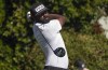 Sahith Theegala watches his tee shot off the second hole during the third round of the Phoenix Open golf tournament Saturday, Feb. 12, 2022, in Scottsdale, Ariz. (AP Photo/Darryl Webb)