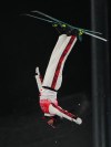 Canada's Marion Thenault competes in the freestyle skiing mixed team aerials during the Beijing Winter Olympic Games, in Zhangjiakou, China, Thursday, Feb. 10, 2022. THE CANADIAN PRESS/Sean Kilpatrick