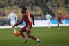 Bayern's Alphonso Davies controls the ball during the Champions League group E soccer match between Dynamo Kyiv and Bayern Munich, at the Olimpiyskiy Stadium in Kyiv, Ukraine, Tuesday, Nov. 23, 2021. The 21-year-old from Edmonton has been sidelined since early January due to symptoms of myocarditis, a heart muscle condition, following a bout with COVID-19. THE CANADIAN PRESS/AP-Efrem Lukatsky