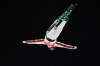 Marion Thenault of Canada soars on her second jump as she competes in the women's freestyle skiing aerials finals at the Beijing Winter Olympic Games, in Zhangjiakou, China, Monday, Feb. 14, 2022. THE CANADIAN PRESS/Sean Kilpatrick