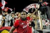 Toronto FC forward Jozy Altidore (17) greets fans following a match against Orlando City SC in MLS soccer action, in Toronto, Saturday, July 17, 2021. THE CANADIAN PRESS/Chris Katsarov