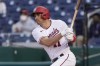 FILE -Washington Nationals' Ryan Zimmerman singles in the eighth inning of an opening day baseball game against the Atlanta Braves at Nationals Park, Tuesday, April 6, 2021, in Washington. Longtime Washington Nationals star Ryan Zimmerman announced his retirement Tuesday, Feb. 15, 2022 ending a decorated career in which he became the franchise leader in many major categories and boosted the team to its only World Series championship.(AP Photo/Alex Brandon, File)