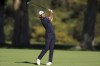 Max Homa watches his second shot on the 13th hole during the first round of the Genesis Invitational golf tournament at Riviera Country Club, Thursday, Feb. 17, 2022, in the Pacific Palisades area of Los Angeles. (AP Photo/Ryan Kang)