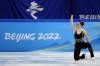 FILE - Josefin Taljegard, of Sweden, competes in the women's short program during the figure skating at the 2022 Winter Olympics, Tuesday, Feb. 15, 2022, in Beijing. (AP Photo/Natacha Pisarenko, File)