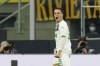 Sassuolo's Giacomo Raspadori celebrates after scoring his side's opening goal during the Serie A soccer match between Inter Milan and Sassuolo at the San Siro Stadium, in Milan, Italy, Sunday, Feb. 20, 2022. (AP Photo/Antonio Calanni)