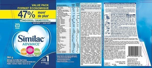 Certain Similac label baby formula products recalled due to possible ...
