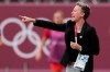 Canada coach Bev Priestman says her team will have to be more ruthless in taking its chances when they play against the ninth-ranked Spain Wednesday. Priestman is shown during a women's semifinal soccer match against United States at the 2020 Summer Olympics, Monday, Aug. 2, 2021, in Kashima, Japan. THE CANADIAN PRESS/AP-Fernando Vergara