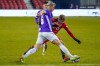 Pacific FC defender Lukas MacNaughton (6) defends Toronto FC forward Jacob Shaffelburg (24) during second half Canadian Championship semifinal action in Toronto on Wednesday, November 3, 2021. THE CANADIAN PRESS/Evan Buhler