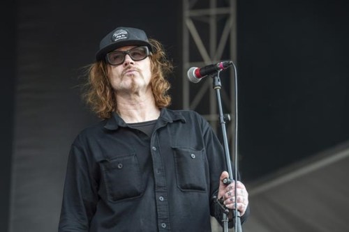 FILE - Mark Lanegan performs at the Sonic Temple Art and Music Festival in Columbus, Ohio on May 18, 2019. Singer Mark Lanegan, whose band Screaming Trees was an essential part of the Seattle grunge scene in the early 1990s, has died. Lanegan's twitter account says he died at age 57 Tuesday, Feb. 22, 2022 at his home in Ireland. (Photo by Amy Harris/Invision/AP, File)