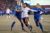 U.S. forward Catarina Macario fights past Iceland defender Glodis Perla Viggosdottir and midfielder Gunnhildur Jonsdottir (5) during the first half of a She Believes Cup soccer match Wednesday, Feb. 23, 2022, in Frisco, Texas. (AP Photo/Jeffrey McWhorter)