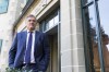 FILE - Jerome Valcke, former FIFA Secretary General, arrives at the Court of Arbitration for Sport (CAS) in Lausanne, Switzerland, on Oct. 11, 2017. Former FIFA secretary general Jérôme Valcke and Qatari soccer and broadcasting executive Nasser al-Khelaïfi were back in a Swiss court on Monday, March 7, 2022. Federal prosecutors have appealed against the verdicts in a September 2020 trial. (Cyril Zingaro/Keystone via AP, File)