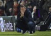Leeds United manager Jesse Marsch reacts on the touchline during their English Premier League soccer match against Aston Villa at Elland Road, Leeds, England, Thursday, March 10, 2022. (Tim Goode/PA via AP)