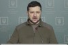 In this image from video provided by the Ukrainian Presidential Press Office and posted on Facebook Tuesday, March 15, 2022, Ukrainian President Volodymyr Zelenskyy speaks in Kyiv, Ukraine. (Ukrainian Presidential Press Office via AP)