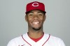 FILE - This is a 2021 photo of Hunter Greene of the Cincinnati Reds baseball team. Greene's rise to the Cincinnati Reds' starting rotation appeared possible with the offseason departure of Wade Miley to the Cubs and even more opportunity has arisen with Sonny Gray’s recent trade to the Twins. (Jennifer Stewart/MLB Photos via AP, Pool File)