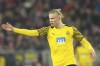 Dortmund's Erling Haaland gestures during a Bundesliga soccer match between FSV Mainz 05 and Borussia Dortmund at the Mewa Arena in Mainz, Germany, Wednesday, March 16, 2022. (AP Photo/Michael Probst)