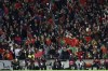 Portugal's Matheus Nunes celebrates after scoring his side's third goal during the World Cup 2022 playoff soccer match between Portugal and Turkey, at the Dragao stadium in Porto, Portugal, Thursday, March 24, 2022. (AP Photo/Luis Vieira)