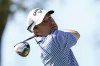 Kevin Kisner tees off on the 12th tee during the round of 16 of the Dell Technologies Match Play Championship golf tournament, Saturday, March 26, 2022, in Austin, Texas. (AP Photo/Tony Gutierrez)