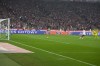 Poland's Robert Lewandowski scores the opening goal of his team during the World Cup 2022 playoff soccer match between Poland and Sweden at Silesian Stadium, in Chorzow, southern Poland, Tuesday, March 29, 2022. (AP Photo/Czarek Sokolowski)