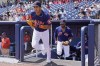 Houston Astros shortstop Jeremy Pena runs onto the field for a spring training baseball game against the St. Louis Cardinals, Wednesday, March 23, 2022, in West Palm Beach, Fla. (AP Photo/Sue Ogrocki)