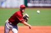 Arizona Diamondbacks starting pitcher Merrill Kelly throws to a San Francisco Giants batter during the second inning of a spring training baseball game Wednesday, March 23, 2022, in Scottsdale, Ariz. (AP Photo/Ross D. Franklin)